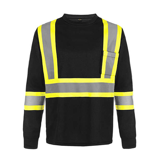 T-SHIRT HAUTE VISIBILITÉ - MANCHE LONGUE